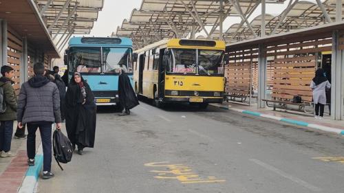 خدمات رسانی ناوگان اتوبوسرانی پایتخت به شهروندان در شب قدر