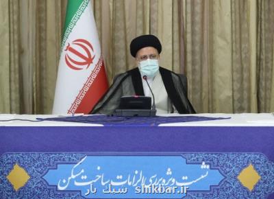 جلسه ویژه رئیسی جهت بررسی الزامات ساخت مسكن انجام شد