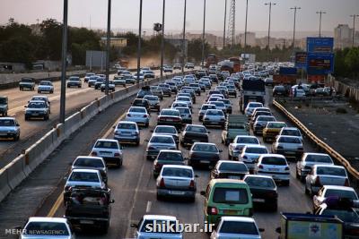 کاهش ۳۴ درصدی ترددهای بین استانی از ۲۴ تا ۲۹ مرداد ۱۴۰۰