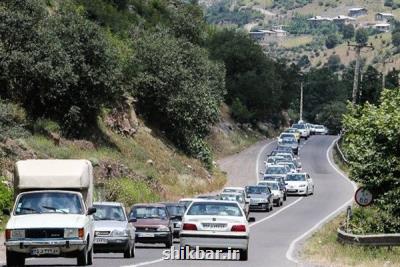 بارش برف و باران در محورهای شمالی