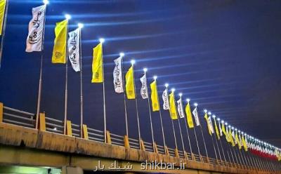 آغاز طرح نورپردازی پل های سواره رو در منطقه ۲