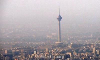 هوای تهران همچنان ناسالم برای گروههای حساس