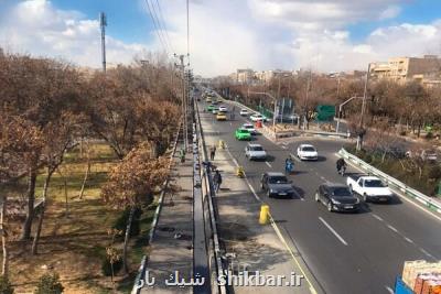 خطر نقطه حادثه خیز در بزرگراه شهید محلاتی رفع شد