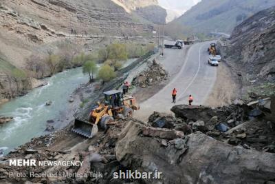جاده چالوس برای بار دوم در 48 ساعت اخیر بسته شد