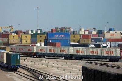 حمل ۳ هزار تن بار ترانزیتی در کریدور شمال-جنوب تنها طی ۲ ماه