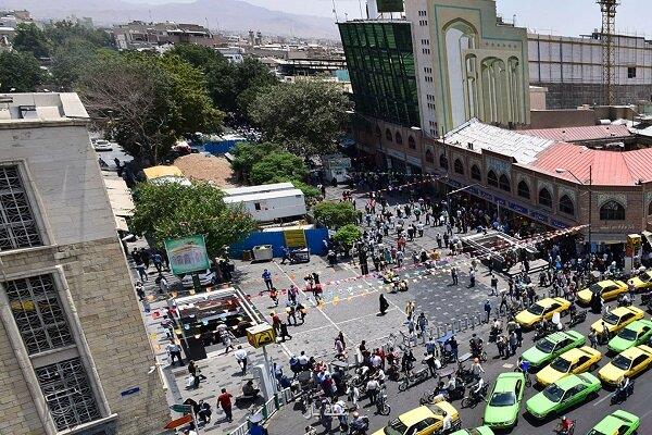 کاسبی با فروش جای پارک اطراف بازار تهران