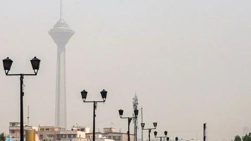 وضعیت هوای تهران قرمز شد