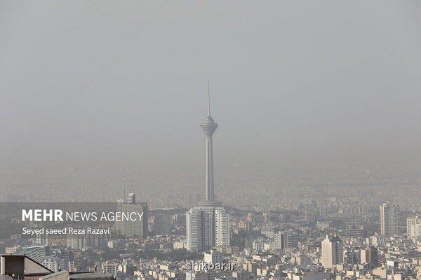 هوای تهران آلوده است