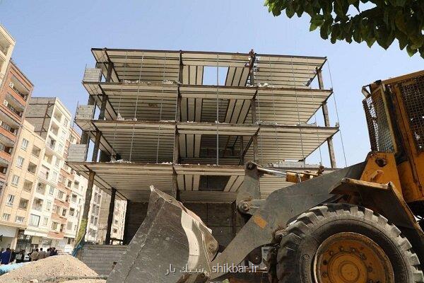 رفع خلاف از ساخت وساز غیر مجاز در منطقه ۱۹ تهران