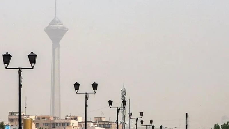 وضعیت هوای تهران قرمز شد