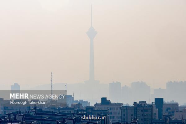 هوای تهران آلوده و در وضعیت نارنجی است