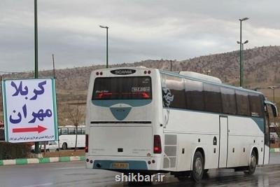 شرایط حمل زائرین اربعین اعلام شد، چذابه، مرز مجاز خروج اتوبوس ها