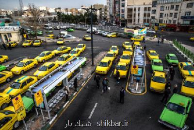 اعلام محورهای پنجگانه تاكسیرانی ویژه ۲۲بهمن در پایتخت