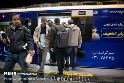 تغییر قیمت بلیت متروی تهران و حومه از آغاز خردادماه ۱۳۹۹