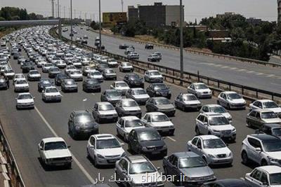 ثبت ۵۰۰ هزار تردد در آزادراه تهران-قزوین